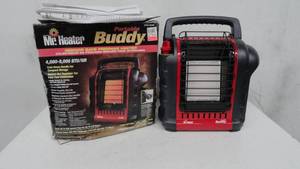 lot 10 image: Mr Heater Buddy heater 4,000-9,000 BTU