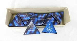 Lot of 24 Giftco Inc Plastic Millenium 2000 Star Shaped Ornaments
