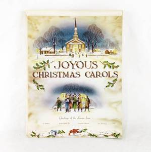 Lot of 6 Vintage Joyous Christmas Carols Booklets