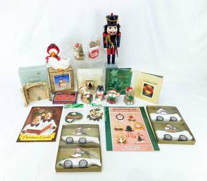 Lot of More Christmas Cheer Including Vintage Christmas Carols Booklet, Miniature Garfield Ornaments and More