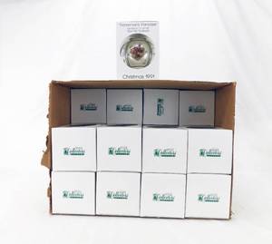 Lot of 43 Vintage 1991 Norman Rockwell Fishermans Paradise Christmas Ornament by Schmid Collectors Gallery