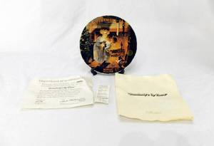 Vintage 1979 Numbered Norman Rockwell Somebodys Up There Collector Plate by  Edwin M Knowles Fine China