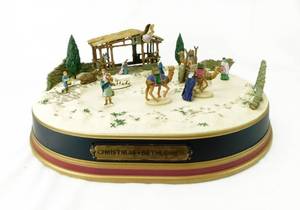 Vintage 1997 Mr Christmas Christmas In Bethlehem Animated Nativity Plays 20 Christmas Carols
