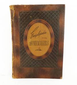 lot 11 image: 1948 Austins New Encyclopedia For Homemakers Leather Bound