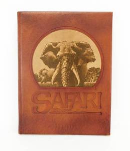 lot 16 image: 1984 Safari The East African Diaries of a Wildlife Photographer Leather Bound