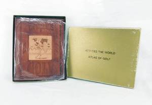 lot 17 image: 1987 The World Atlas of Golf - The Great Courses and How They Are Played Leather Bound