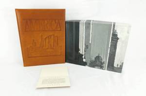 lot 21 image: 1990 America - Photographs by Jake Rajs and Foreward by James A. Michener Leather Bound