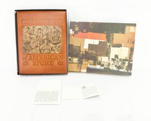 lot 28 image: 1981 Champions of American Sport Leather Bound