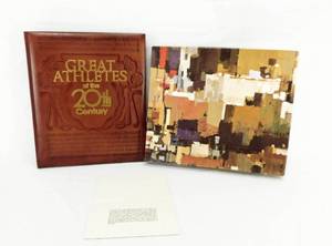 lot 29 image: 1989 The Great Athletes of the 20th Century Leather Bound by Jack Kavanagh and James Tackach