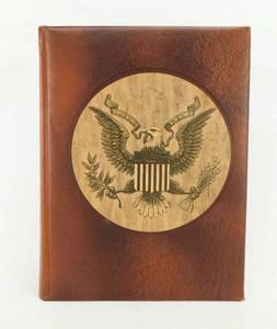 lot 33 image: 1973 The Graphic Story of the American Presidents Leather Bound by David C. Whitney