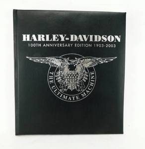 lot 37 image: Harley-Davidson 100th Anniversary Edition 1903-2003 The Ultimate Machine Leather Bound by Tod Rafferty
