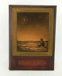 lot 50 image: The Holy Bible Leather Bound