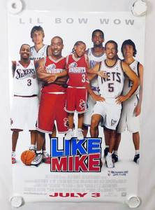 2002 Like Mike Double Sided Original Advance Movie Theater Poster