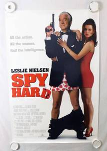 Vintage 1996 Spy Hard Double Sided Original Movie Theater Poster