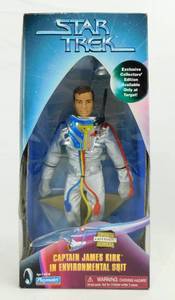 Vintage 1999 Playmates Star Trek Exclusive Collector Series Edition Captain James Kirk in Environmental Suit Action Figure