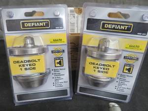 lot 34 image: NEW DEAD BOLTS