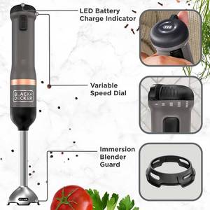 Black & Decker Kitchen Wand Cordless Immersion Blender