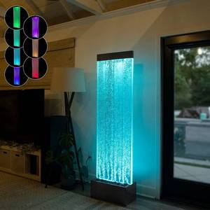 Alpine Indoor Bubble Wall Color-Changing LED Lights Fountain
