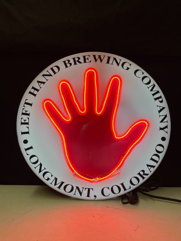 lot 60 image: Left Hand Brewing Company neon