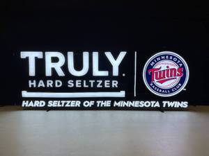 lot 42 image: Truly Hard Seltzer, MN Twins LED, New