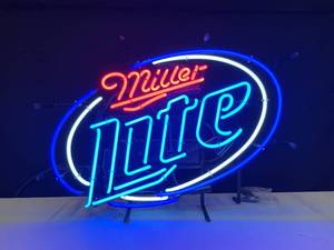 lot 46 image: Miller Lite blue hoops neon