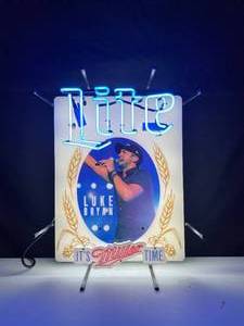 lot 48 image: Miller Lite, Luke Bryan neon