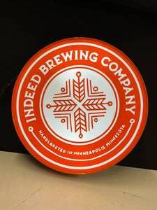 lot 50 image: Indeed Brewing Co. hanging light up sign