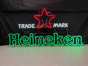 lot 63 image: Heineken neon - Large