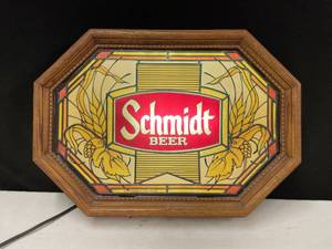 lot 112 image: Schmidt Beer backlit
