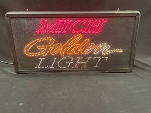 lot 181 image: Mich Golden Light fiber optics, color changing display