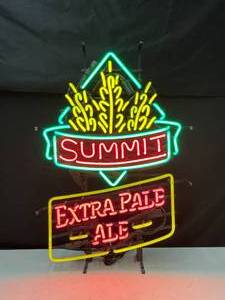 lot 197 image: Summit Extra Pale Ale with wheat neon, small size