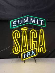 lot 199 image: Summit Saga IPA neon