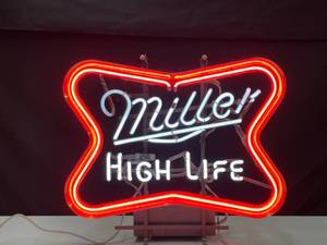 lot 202 image: Miller High Life neon, Vintage, 1997 original