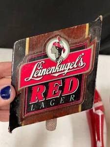 lot 221 image: Lot of 3 tap handles Leinies and Grain Belt