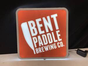 lot 234 image: Bent Paddle Brewing LED illuminated sign