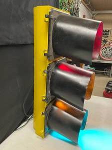 lot 254 image: Eagle Signal traffic signal  stop light with Gamewell utility box