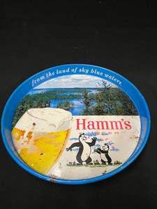 lot 258 image: Hamms beer tray