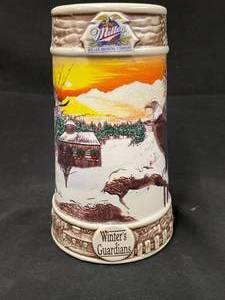 lot 266 image: Miller Brewing Co Collector Stein Series Winters Guardians