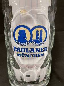 lot 273 image: Paulaner Munchen dimpled glass beer pitcher
