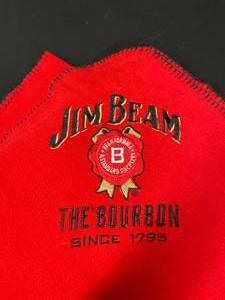 lot 275 image: Jim Beam Bourbon embroidered polar fleece blanket