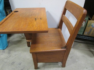 Oak School Desk