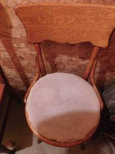 lot 198 image: Vintage wood chair