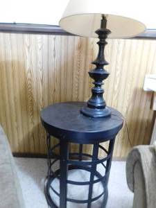 lot 362 image: Table and lamp