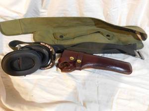lot 246 image: walkers ear muffs for shooting, Pistol holder, military gun sleeve