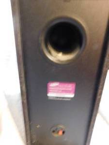 lot 346 image: Samsung sub woofer