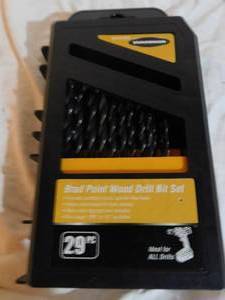 lot 356 image: Warrior brad point wood drill set