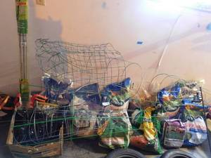 lot 381 image: Lot of garden supplies