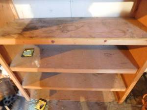 lot 383 image: Wood shelf