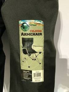 lot 97 image: 2 Folding lawn chairs with bags