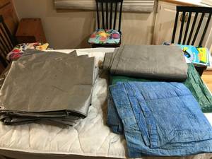 lot 35 image: 4 tarps